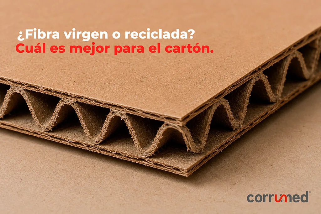 ¿Fibra virgen o reciclada? Cuál es mejor para el cartón.