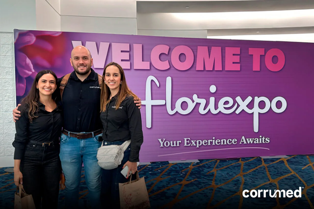 Corrumed estuvo presente en Floriexpo 2026, la feria floral B2B más grande de Norteamérica.