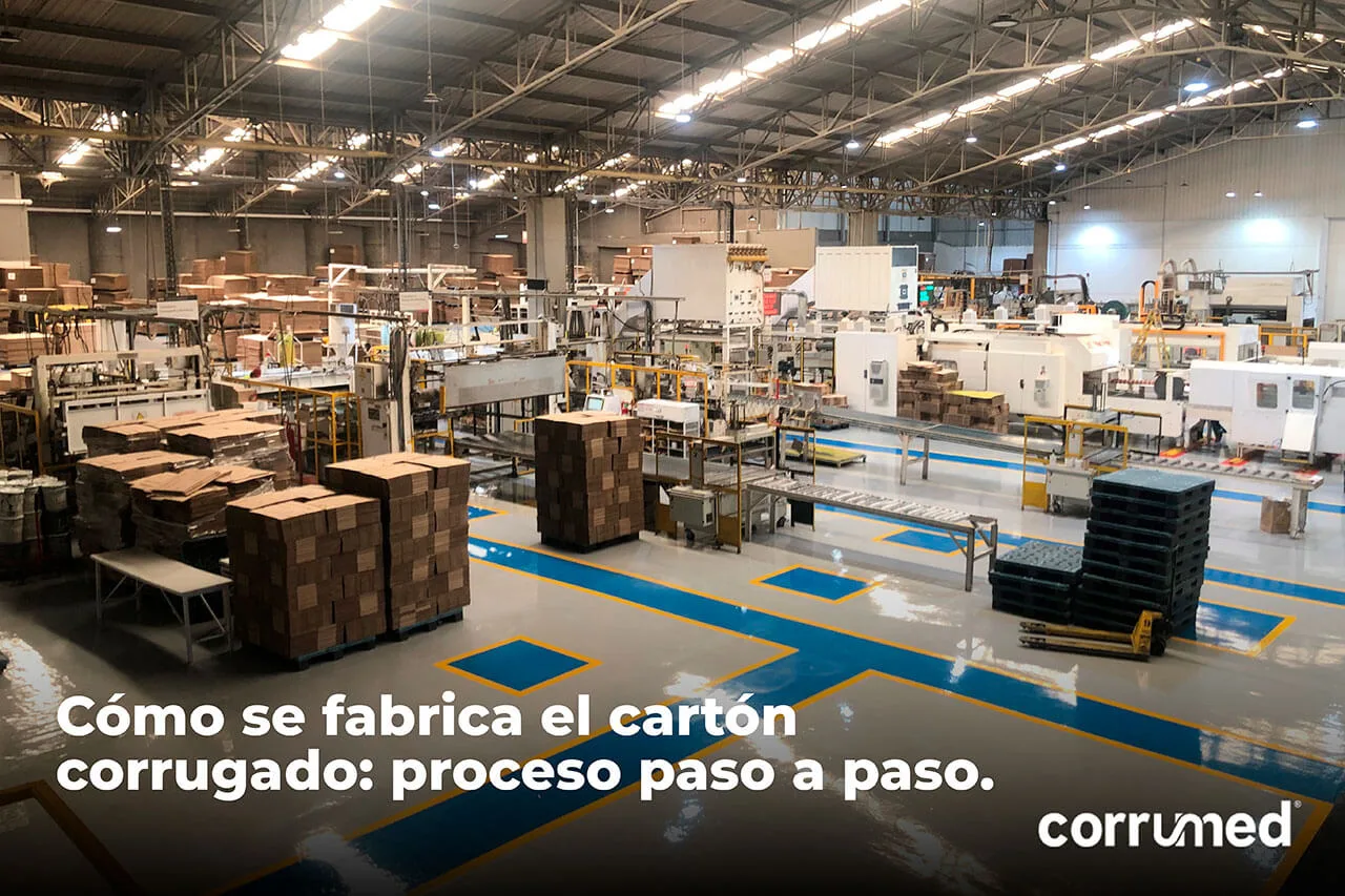 Cómo se fabrica el cartón corrugado: proceso paso a paso.